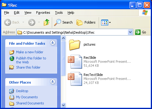 Saved File Screenshot